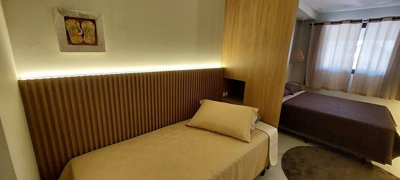 Apartamento Garden com Spa e piscina aquecida